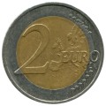 2 евро 2008-2023 Германия, регулярный чекан, из обращения