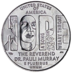 25 cent 2024 USA, Amerikanische Frauen, Nummer 11, Pauli Murray, minze P