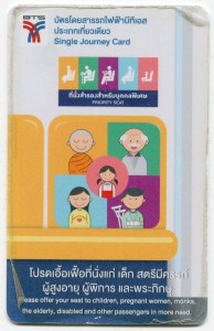 Transport Card Bangkok, Thailand für erhöhte U-Bahn