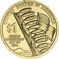 1 dollar 2024 USA Sakagaveya, Indian Citizenship Act, mint P