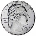 25 cent 2024 USA, Amerikanische Frauen, Nummer 12, Patsy Takemoto Mink, minze D