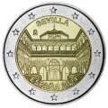 2 euro 2024 spain, Seville Cathedral, Seville Alcazar and Archive of the Indies