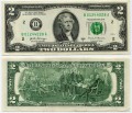 2 Dollar 2017 USA (B), XF, banknote