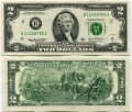2 доллара 2003 США (B- Нью-Йорк), банкнота, XF