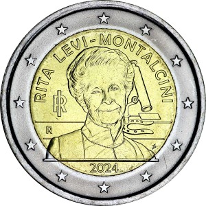 2 Euro 2024 Italien, Neurobiologin Rita Levi-Montalcini
