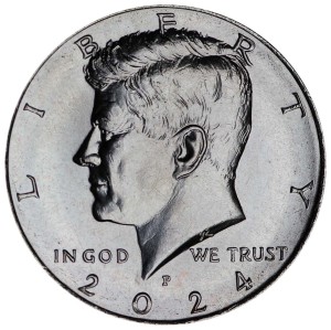 50 cent Half Dollar 2024 USA Kennedy Minze P