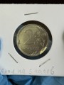 2 рубля 2024 ММД, брак -  скол на 5 часов реверса, из обращения