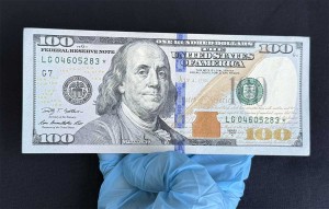 100 долларов 2009 США, номер со звездой, серия замещения, банкнота из обращения, цена, стоимость