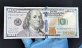 100 dollars 2017 USA, number with a star, replacement series, banknote from circulation