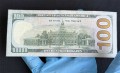 100 долларов 2017 США, номер со звездой, серия замещения, банкнота из обращения
