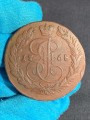 5 копеек 1768 ЕМ Россия, Екатерина 2, страй орел как в 1763, состояние на фото U.9.13
