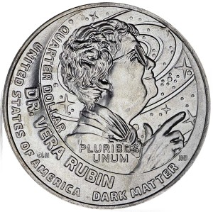 25 cent 2025 USA, Amerikanische Frauen, Nummer 18, Vera Rubin, minze D