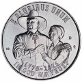 25 центов 2026 США, Корабль, парусник, Мэйфлауэр, 250 лет Независимости, двор D