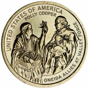 1 доллар 2026 США Сакагавея, Полли Купер, двор P