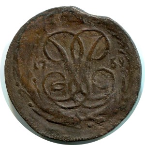 1 Kopeke 1759 Russland, Elizavetn, Zustand auf dem Foto #24689