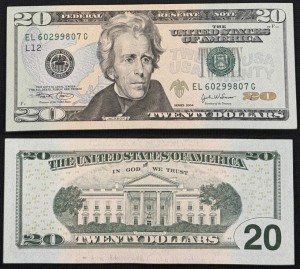 20 Dollar 2004 USA, Banknote, UNC XF