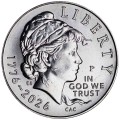 10 центов 2026 США 250 лет Независимости, двор P