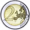 2 евро 2009 10 лет Экономическому и валютному союзу, Испания