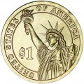1 dollar 2009 USA, 9 president William Henry Harrison mint D