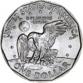 1 dollar 1999 USA Susan B. Anthony mint mark P, from circulation