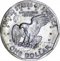 1 dollar 1981 USA Susan b. Anthony mint mark P, from circulation