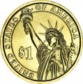 1 доллар 2008 США, 8 президент Мартин Ван Бюрен двор D