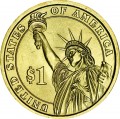 1 доллар 2010 США, 15 президент Джеймс Бьюкенен двор D