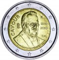 2 euro 2010 Italy 200th anniversary of the Count of Cavour’s birth