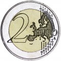 2 евро 2011 Нидерланды 500 лет издания книги Похвала глупости Эразма Роттердамского