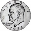 1 доллар 1973 США Эйзенхауэр, двор D, из обращения