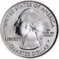 25 cents Quarter Dollar 2011 USA Glacier 7th National Park mint mark D