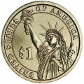 1 доллар 2011 США, 18 президент Улисс Грант двор D