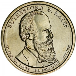 1 Dollar 2011 USA, 19 Rutherford Birchard Hayes D