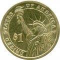 1 Dollar 2008 USA, 8 Präsident Martin Van Buren farbig