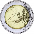 2 euro 2012 Gedenkmünze, 10 Jahre Euro, Deutschland, D