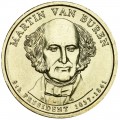 1 dollar 2008 USA, 8 president Martin Van Buren mint P