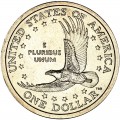 1 доллар 2005 США Сакагавея, двор P