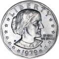 1 dollar 1979 USA Susan B. Anthony mint mark P, from circulation