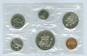Набор 1970 Канада (Manitoba) (6 монет)