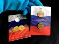 10 rubles 2013 20 years of the Constitution of the Russian Federation and token in a blister