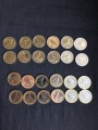 Coin Set 1 Kurush 2019 Turkei Vögel von Anatolien, 24 Münzen