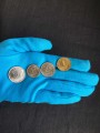 Russian coin set 2017 MMD 4 coins, UNC