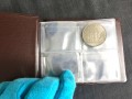 Альбом для монет 130х100 мм на 32 монеты, ячейка 50х43 мм, АМКМ-32 (коричневый)
