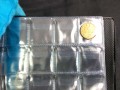 Альбом для монет, на 192 монеты, 8 листов, ячейка 26х29 мм АМ-192, вертикальный (синий)