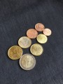 Набор евро Бельгия разные года (8 монет)