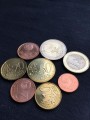 Набор евро Франция разные года (8 монет)