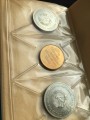 Набор 5 марок 1989 Германия, 500 лет со дня рождения Томаса Мюнцера, 2 монеты