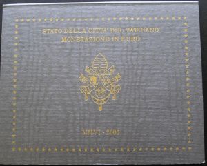 Original Kursmünzensätze Vatikan Euro 2006 ST