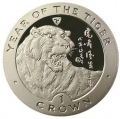 1 crown 1998 Isle of Man, Year of the Tiger