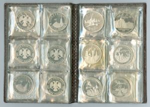A set of coins 1992 - 1995 years, proof, 36 coins price, composition, diameter, thickness, mintage, orientation, video, authenticity, weight, Description